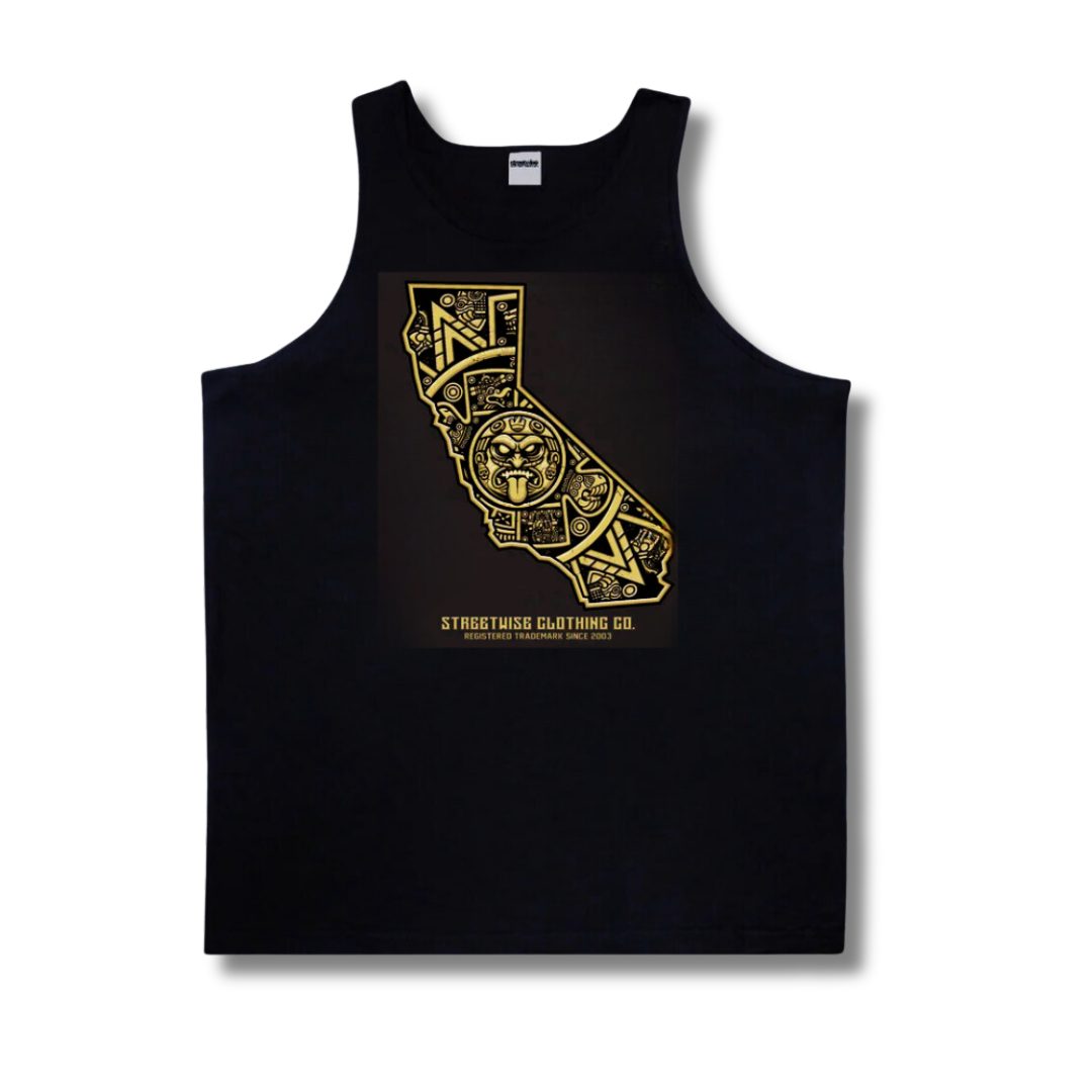 Streetwise Ca Azteca Tank Top (Black)