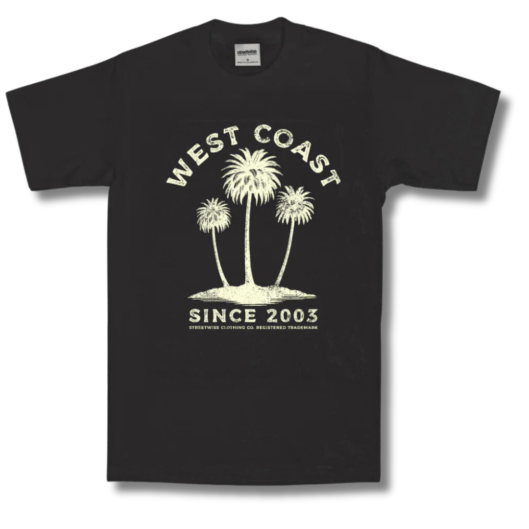 Streetwise Coast Palms Tee (Black)