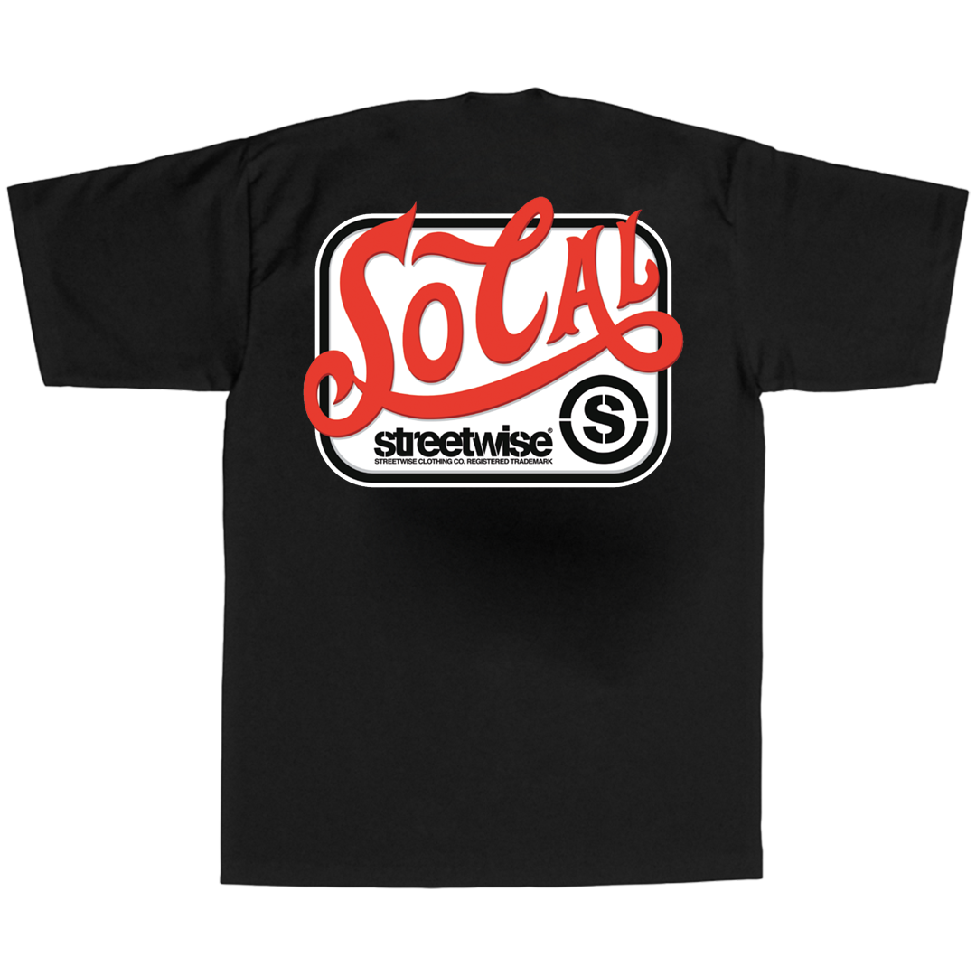 Streetwise SOCAL Label Tee (Black)