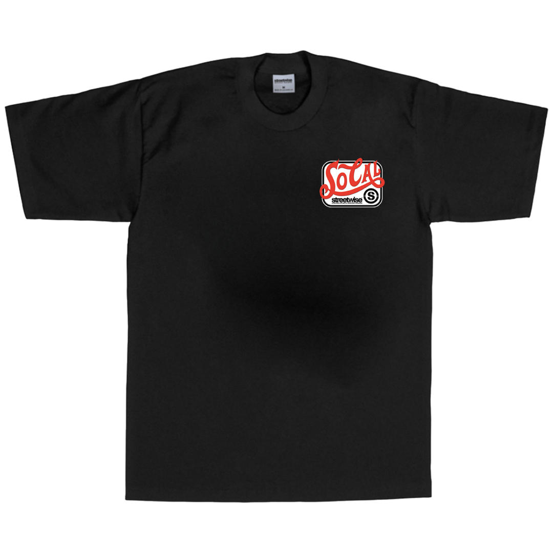 Streetwise SOCAL Label Tee (Black)