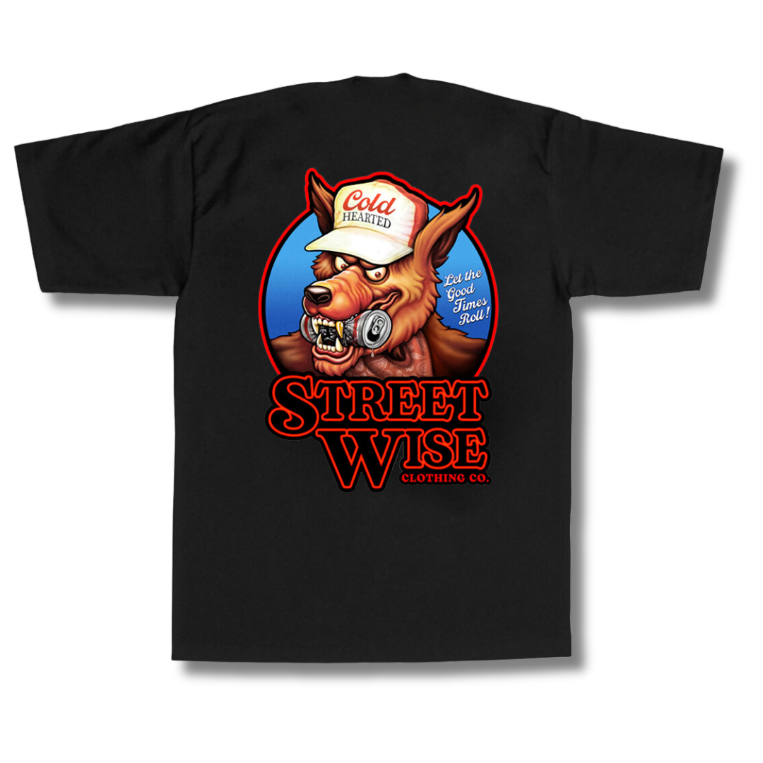 Streetwise Street Wolf Tee (Black)