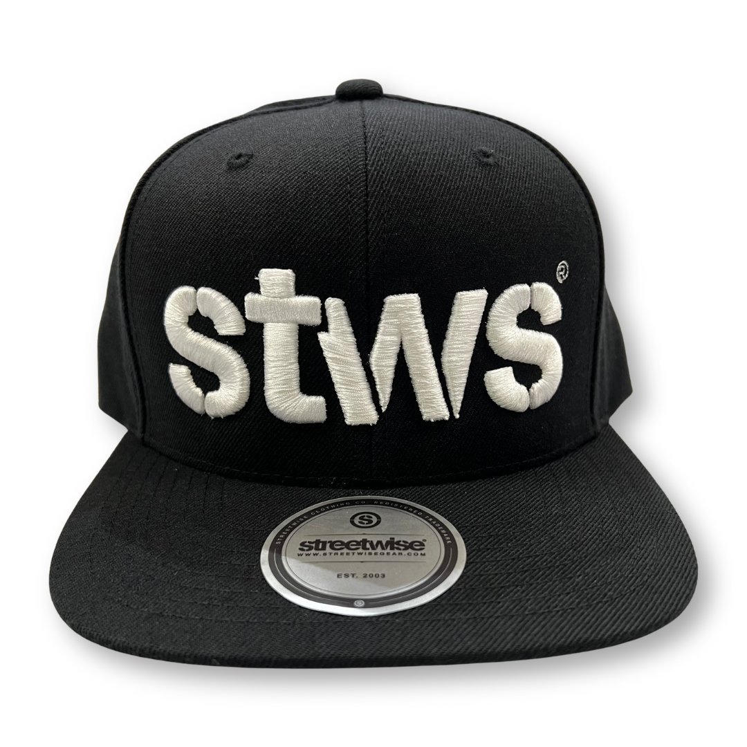 Streetwise STWS Snapback Hat (Black)