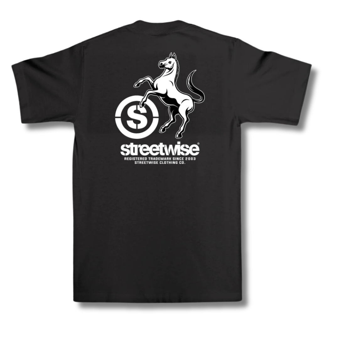 Streetwise Stallion Tee (Black)