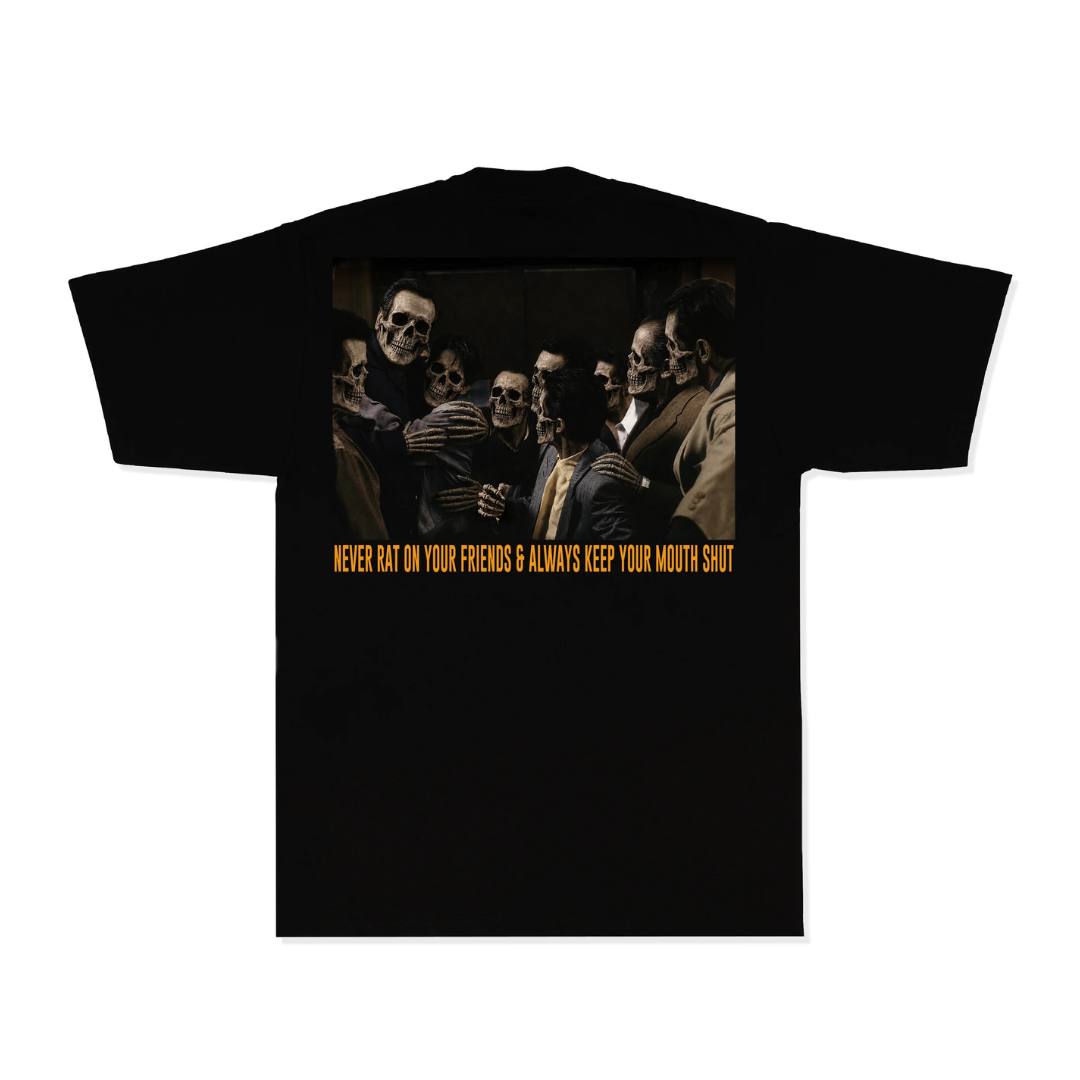Streetwise Mouth Shut Tee (Black)
