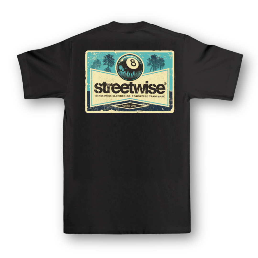 Streetwise Pool Shark Tee (Black)