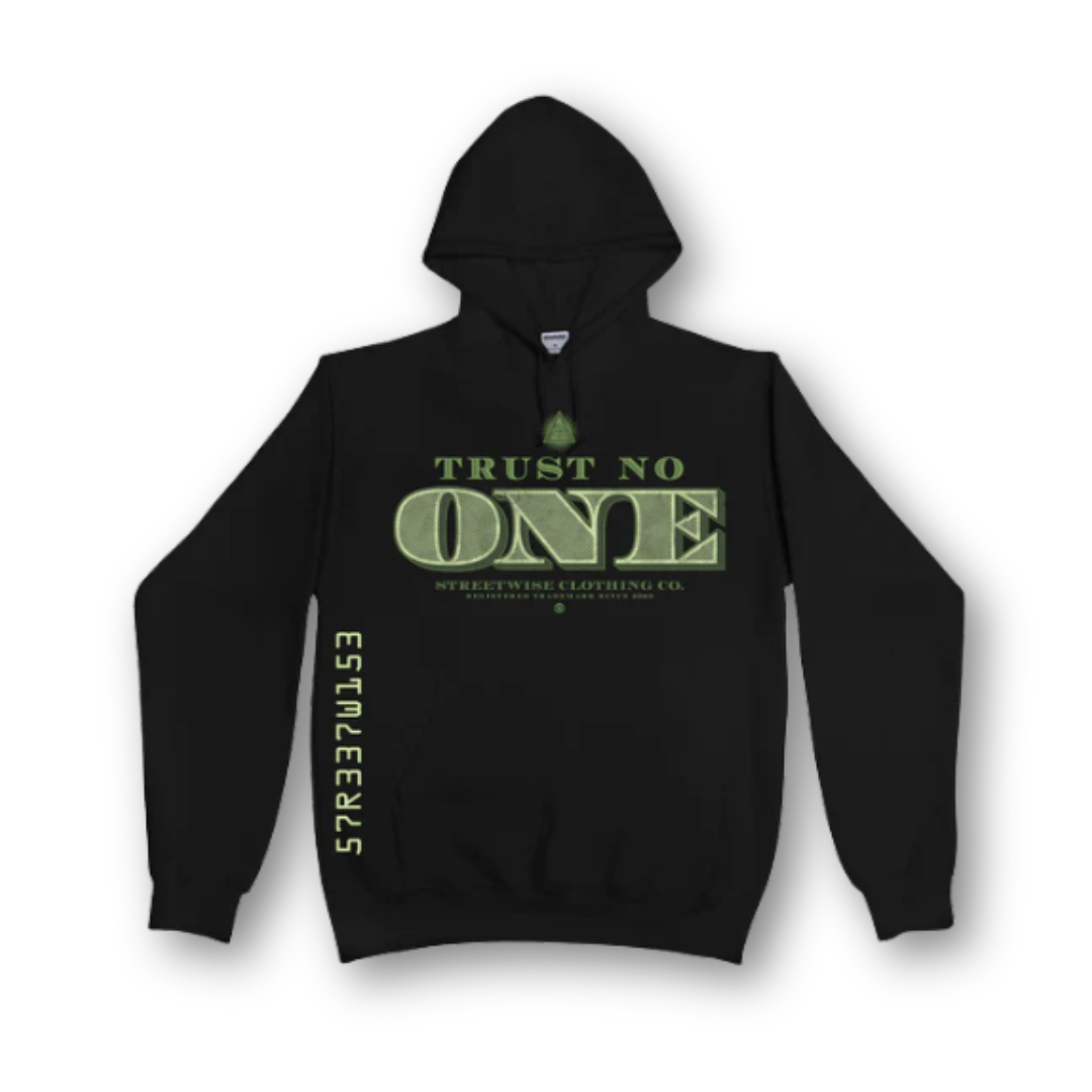 Streetwise Tru$t No One Hoodie (Black)