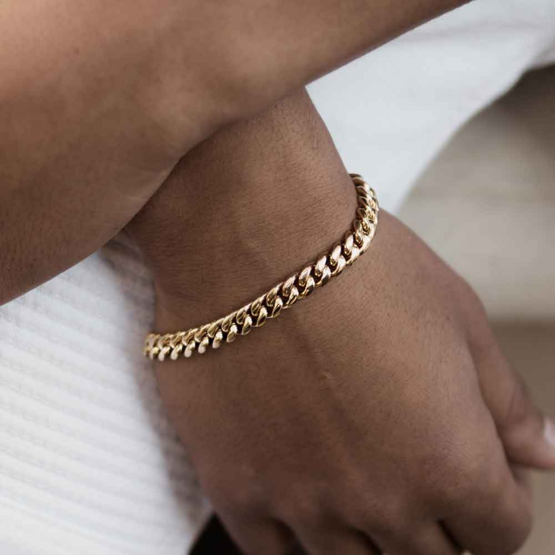 The Gold Gods- Cuban Link Bracelet (6mm)