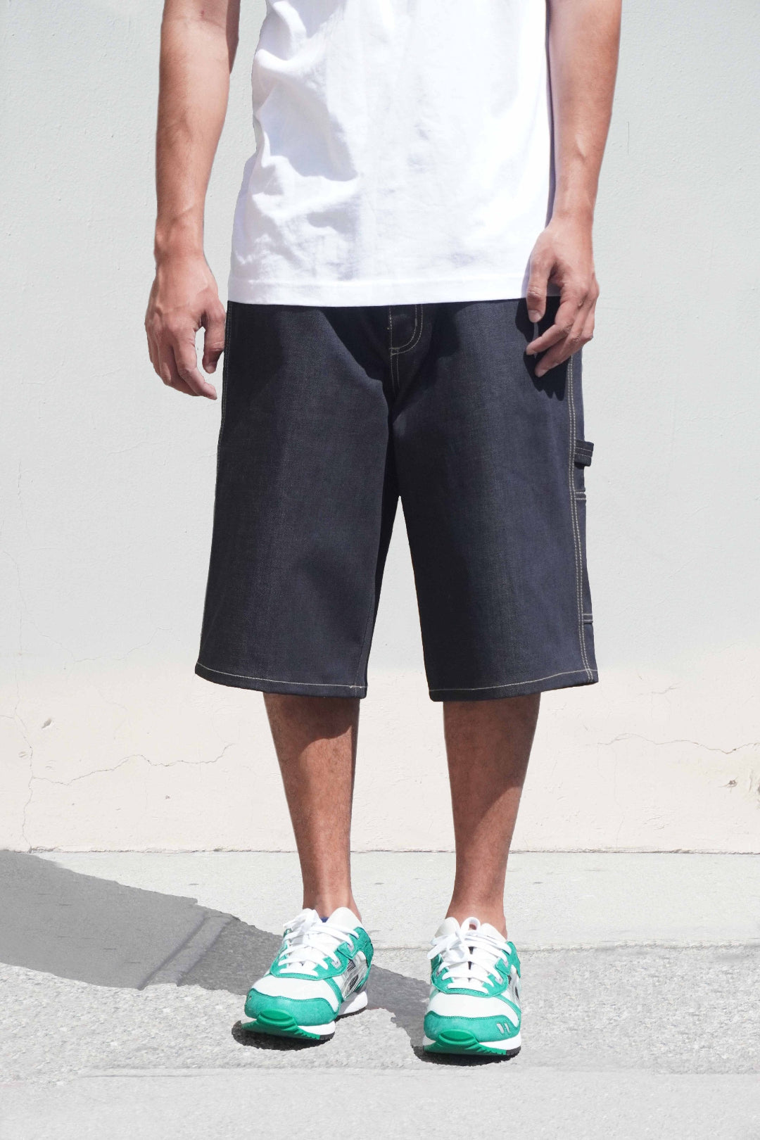 Neo Blue Baggy Carpenter Shorts (Granite Blue-1603)