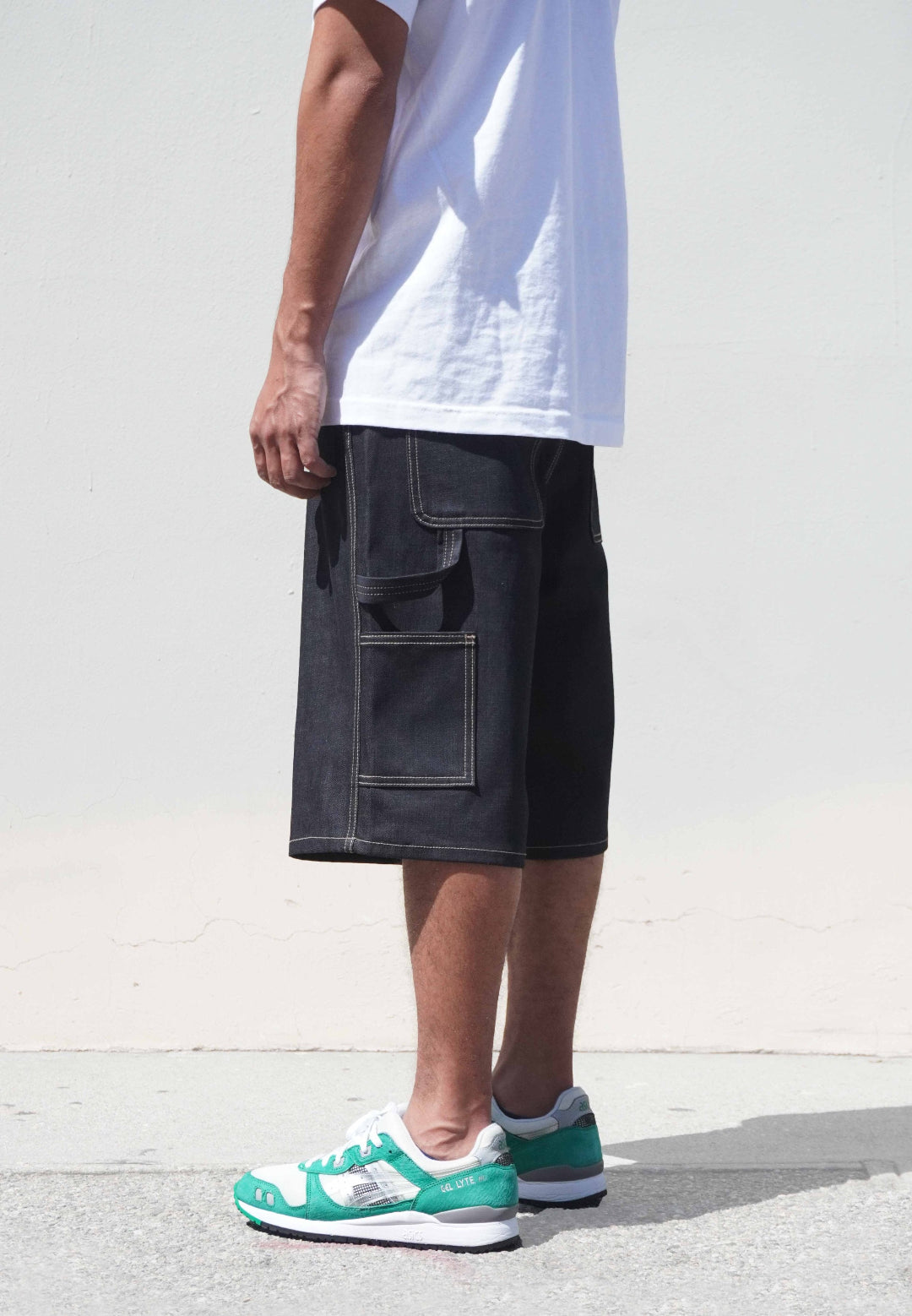 Neo Blue Baggy Carpenter Shorts (Granite Blue-1603)