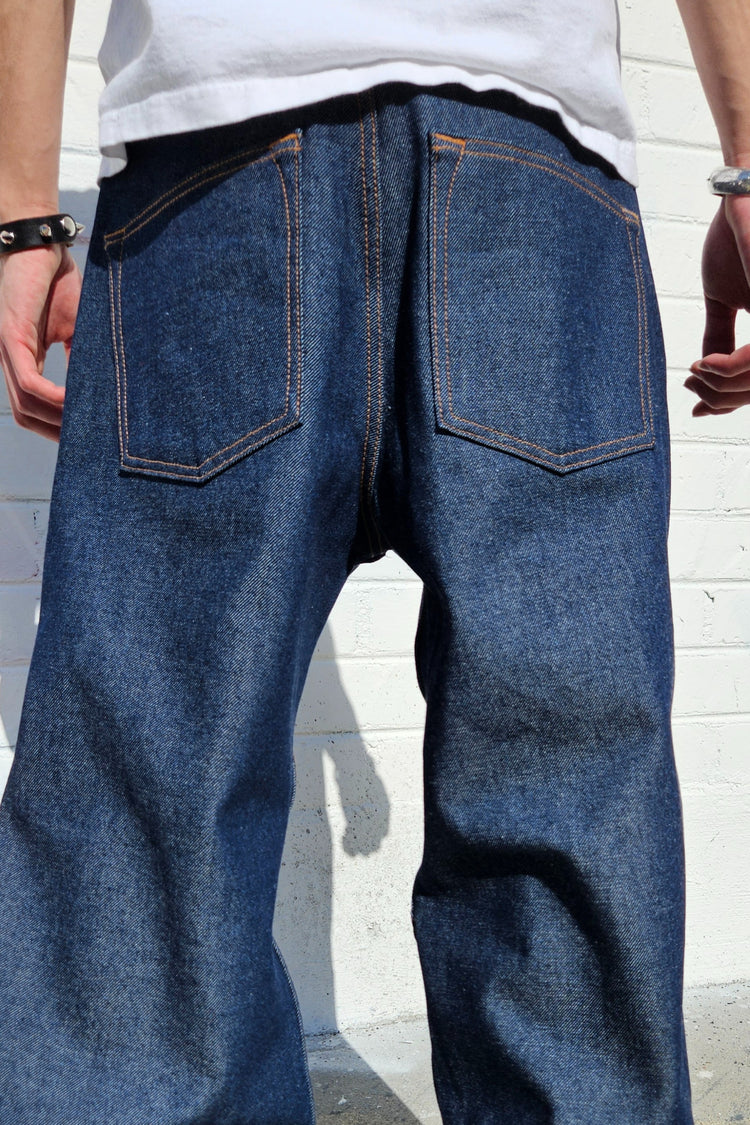Neo Blue NX-7502 Double Knee Denim Lt. Blue Super Baggy