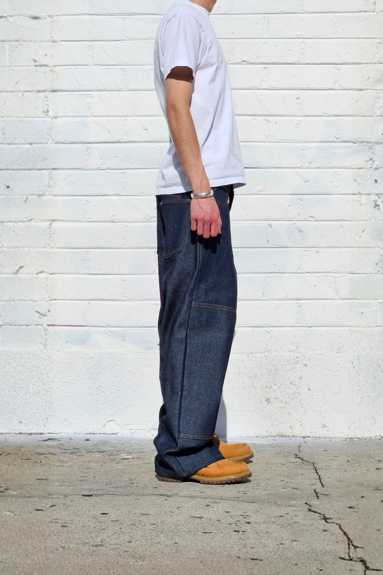Neo Blue NX-7502 Double Knee Denim Lt. Blue Super Baggy