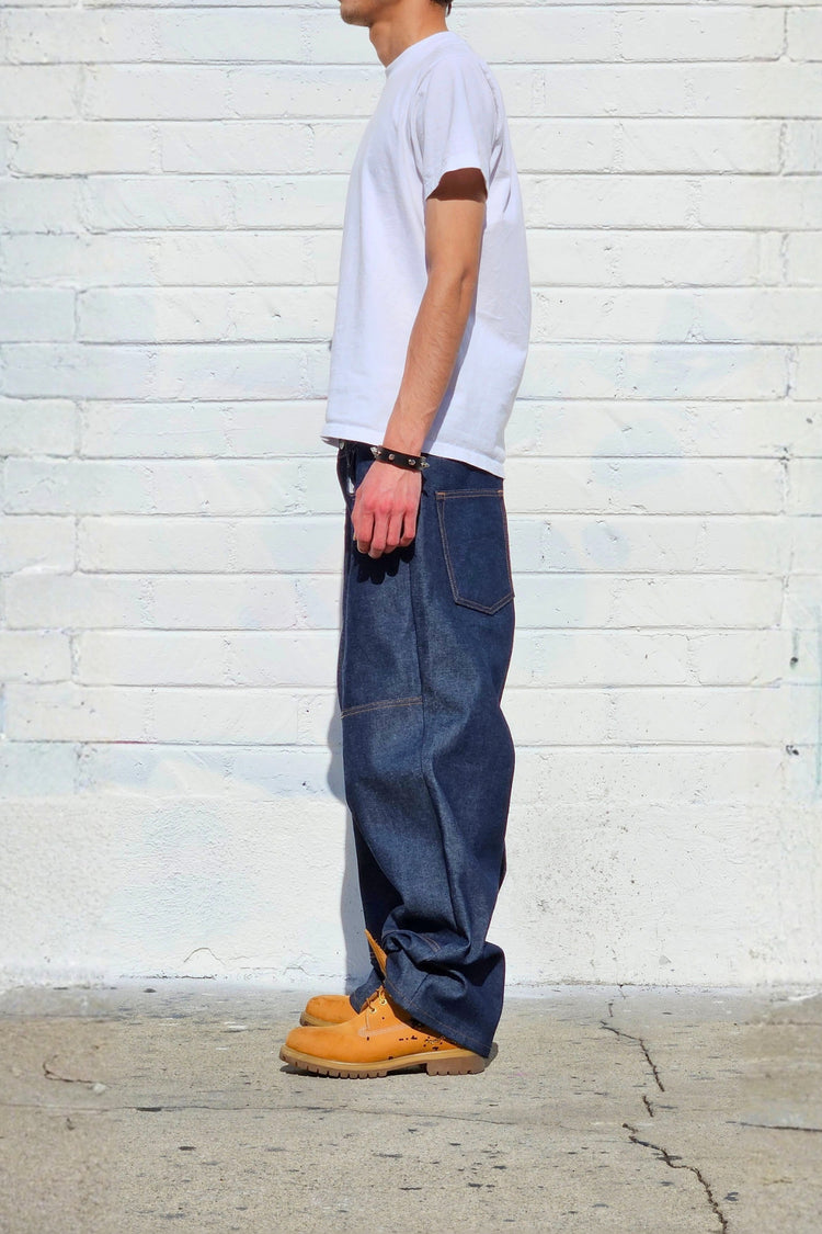Neo Blue NX-7502 Double Knee Denim Lt. Blue Super Baggy
