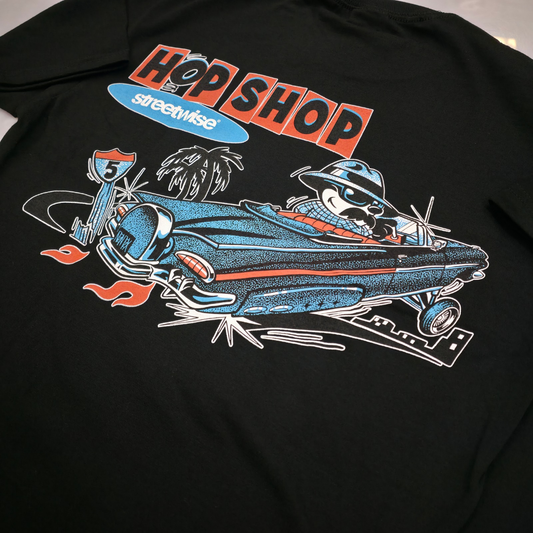 Streetwise Hop Shop Tee (Black)