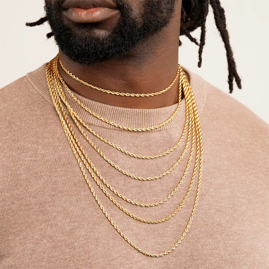 The Gold Gods - Gold Rope Chain (2.5mm)