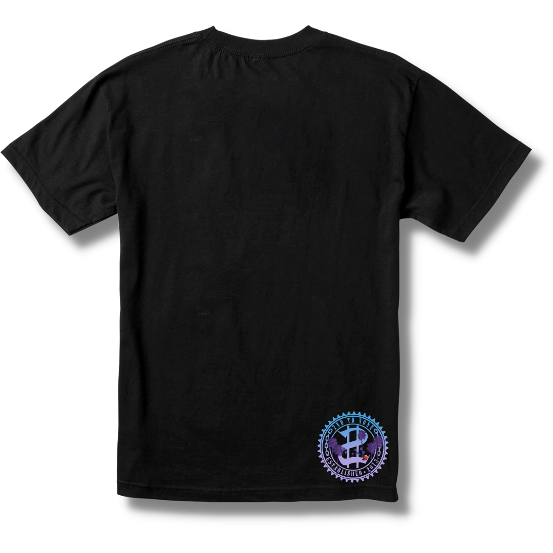 2nd To None Basketball Court Tee (Black)