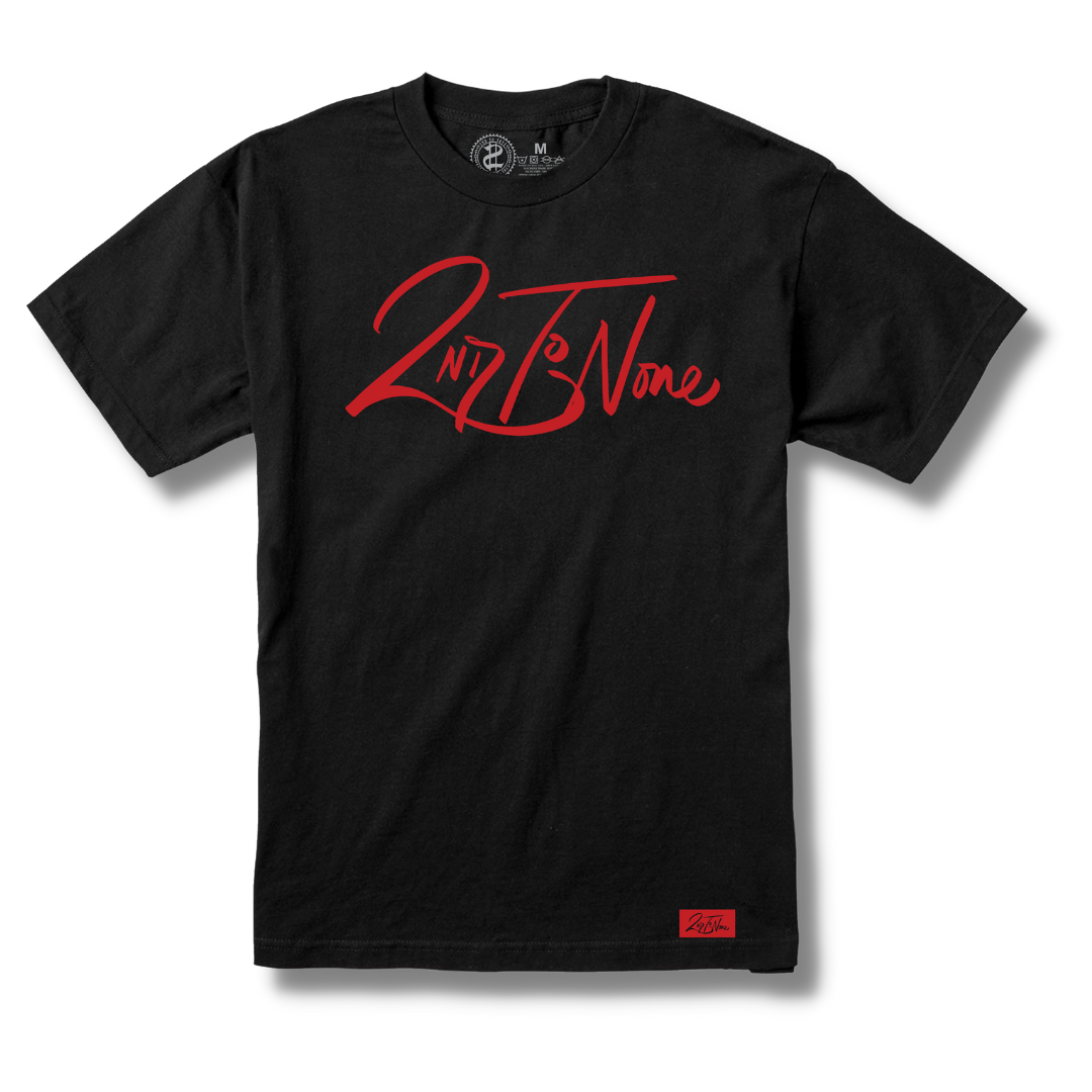 2nd To None Script Glow In The Dark Tee (+5 colors)