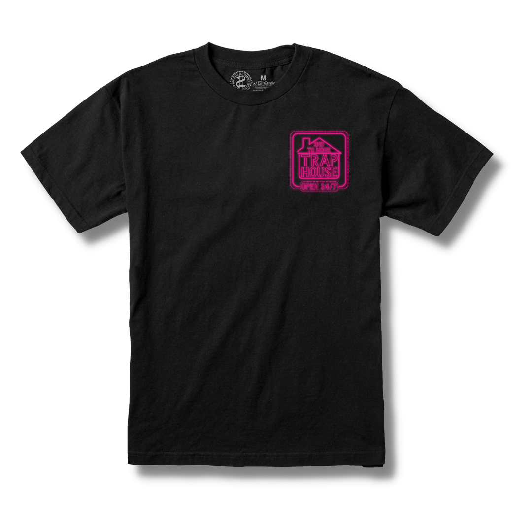 Pink trap house deals shirt