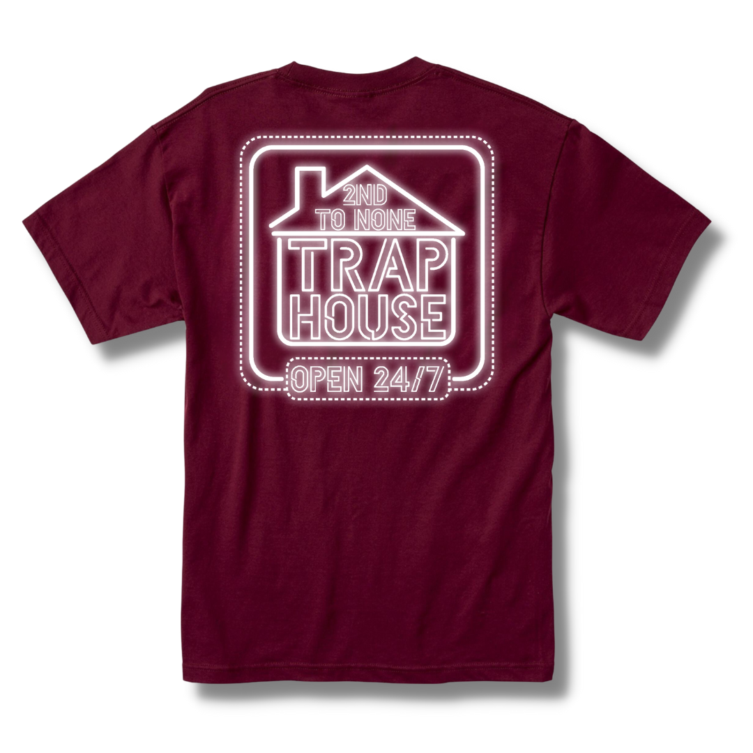 Pink trap online house shirt