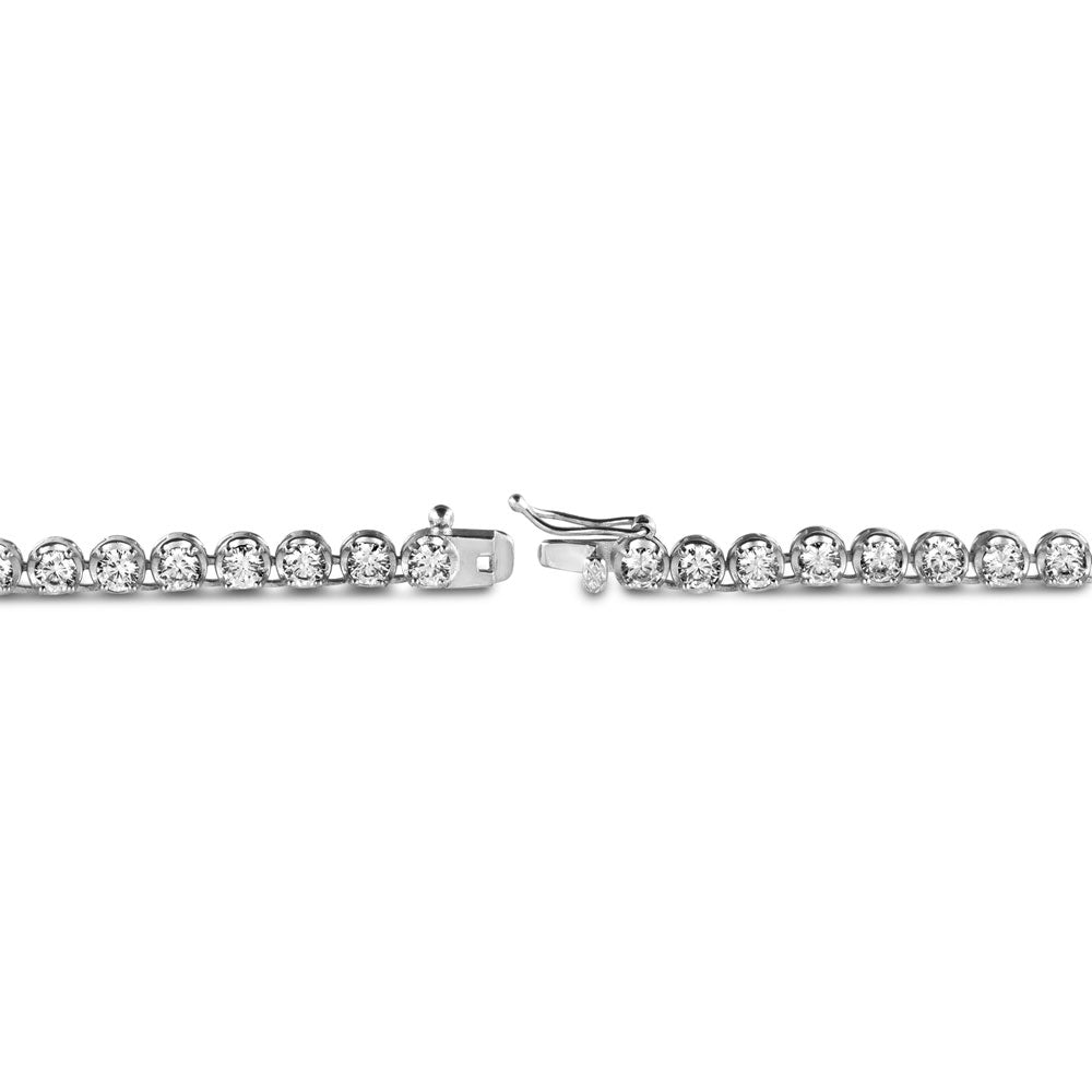 The Gold Gods Diamond Buttercup Tennis White Gold Chain 4mm