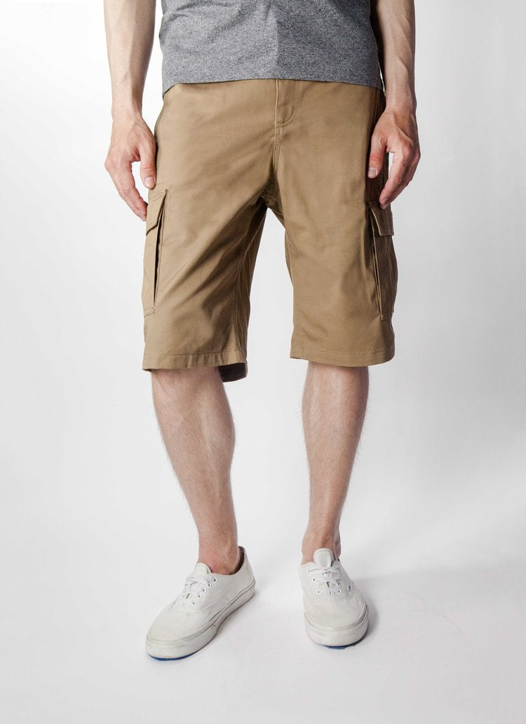 Camel 2025 cargo shorts