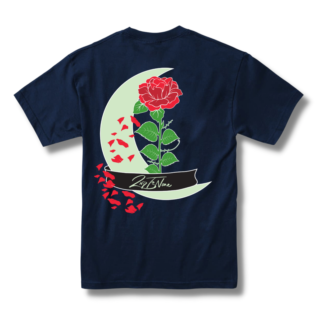 2nd To None Moon Rose Glow In The Dark Tee (+4 colors)