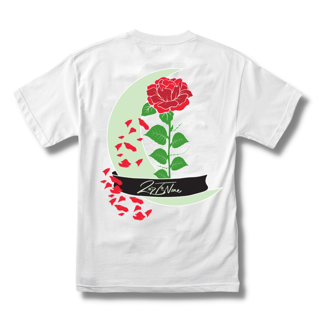 SALE (OLD VERSION) 2nd To None Moon Rose Glow In The Dark Tee (+5 colors)