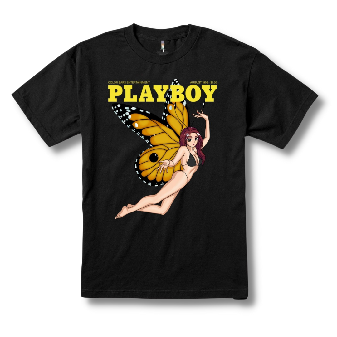 Color Bars x Playboy Butterfly Tee (+2 colors)