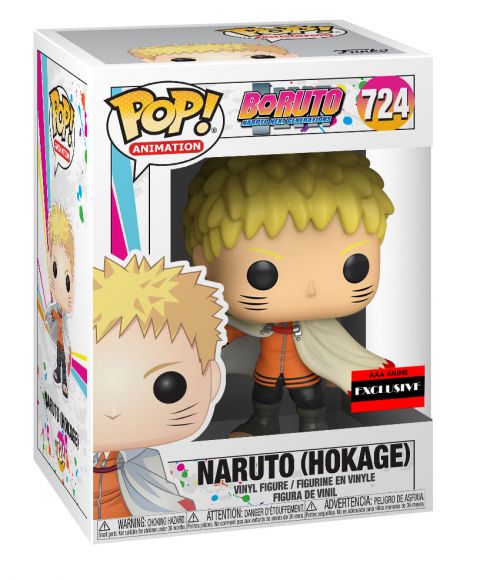 Funko Pop! Baruto: Naruto (Hokage) Original/ CHASE Pop Vinyl Figure (AAA Anime Exclusive) #724