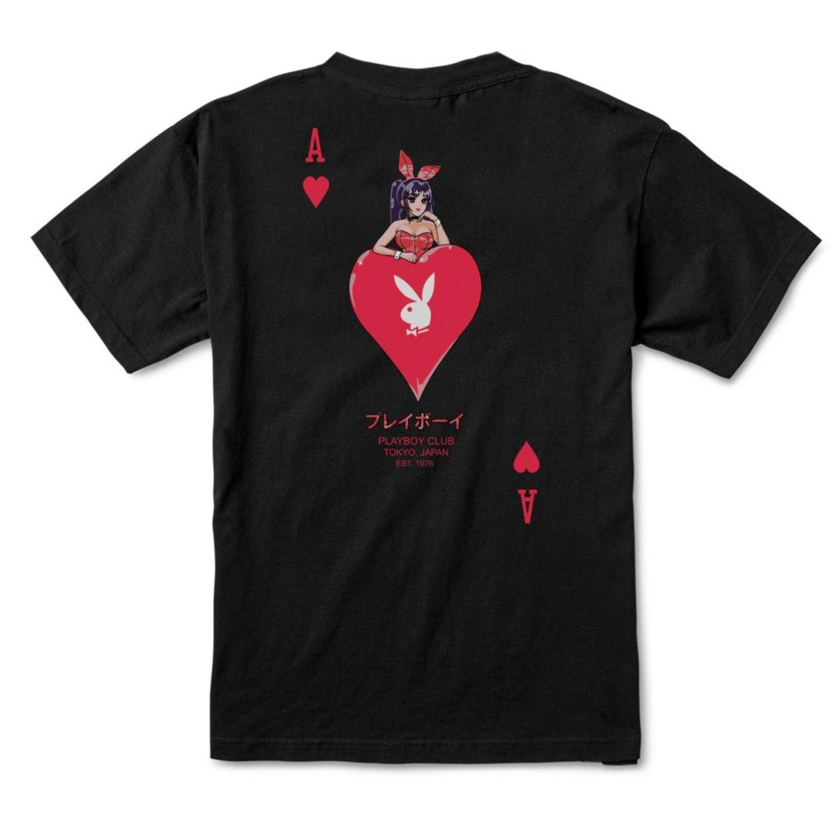 Ace of Hearts Tokyo Club Tee (Black)