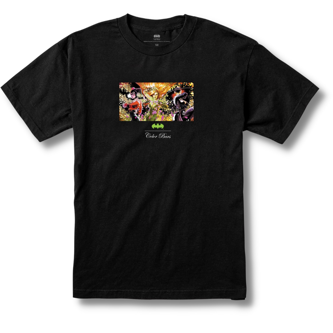 Color Bars x DC Comics Here Comes Trouble Tee (Black)