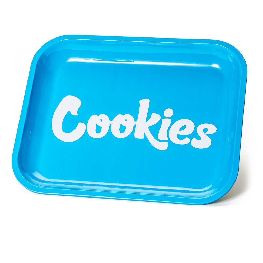 Cookies Metal Tray (Large Size / Cookies Blue)