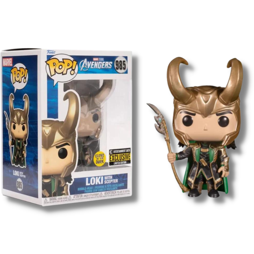 Funko Pop! Marvel Avengers: Loki with Scepter #985