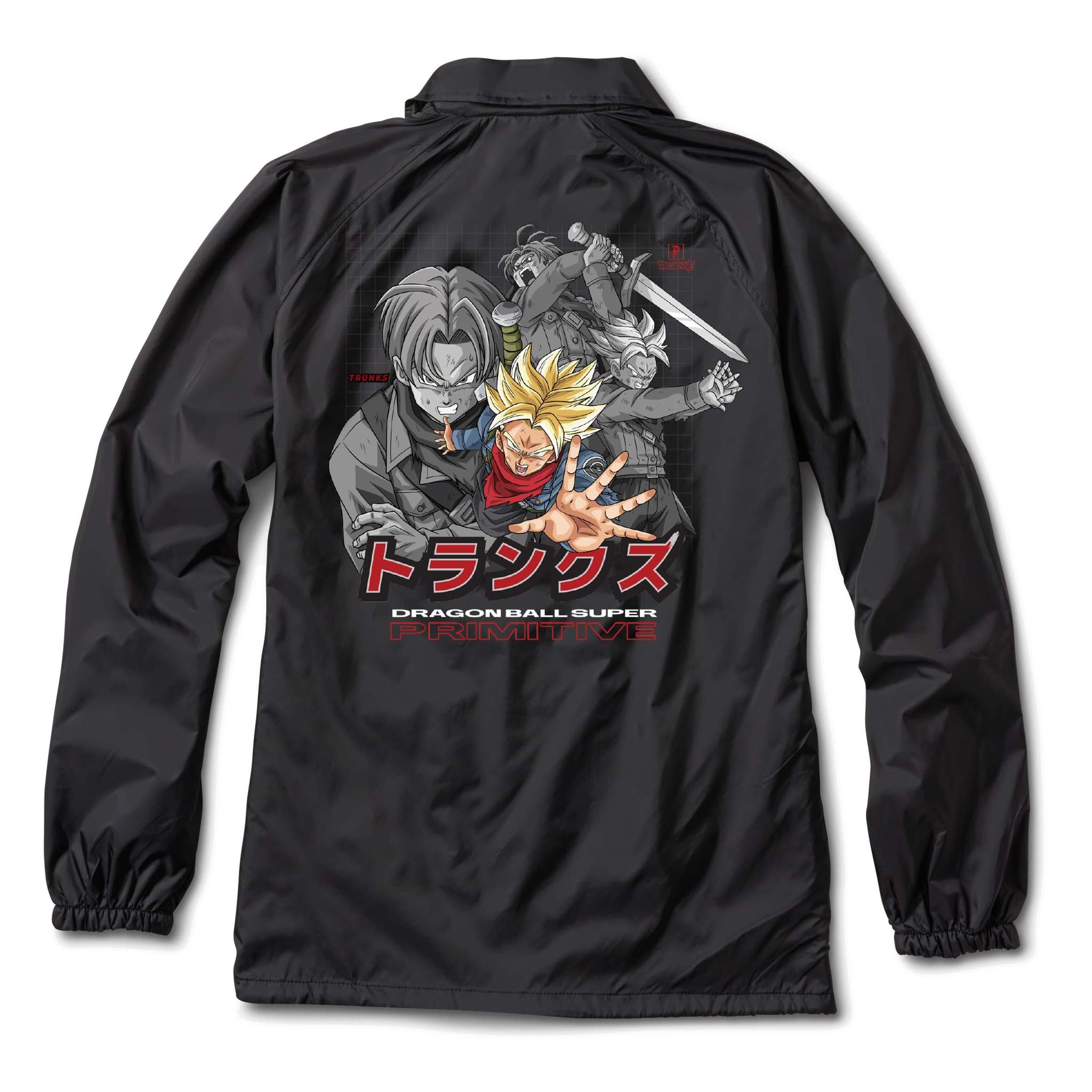 Primitive x Dragon Ball Super Trunks Sequence Coach Jacket (Black