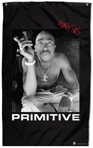 Primitive x Tupac Shakur: Smoke Banner