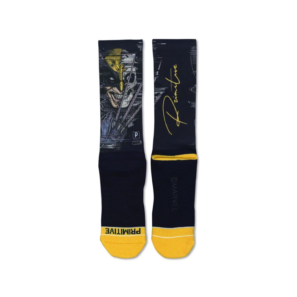 Primitive x Marvel: Wolverine Socks (Navy)