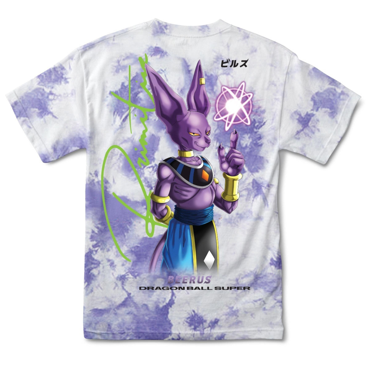 Primitive x Dragon Ball Super Beerus ORB Washed Tee (+2 colors)