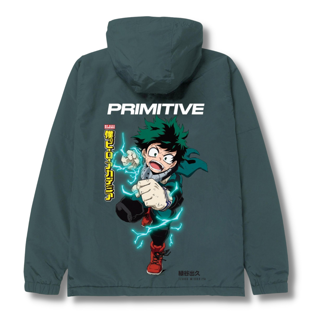 Primitive x My Hero Academia Izuku Midoriya Anorak Jacket (Green)