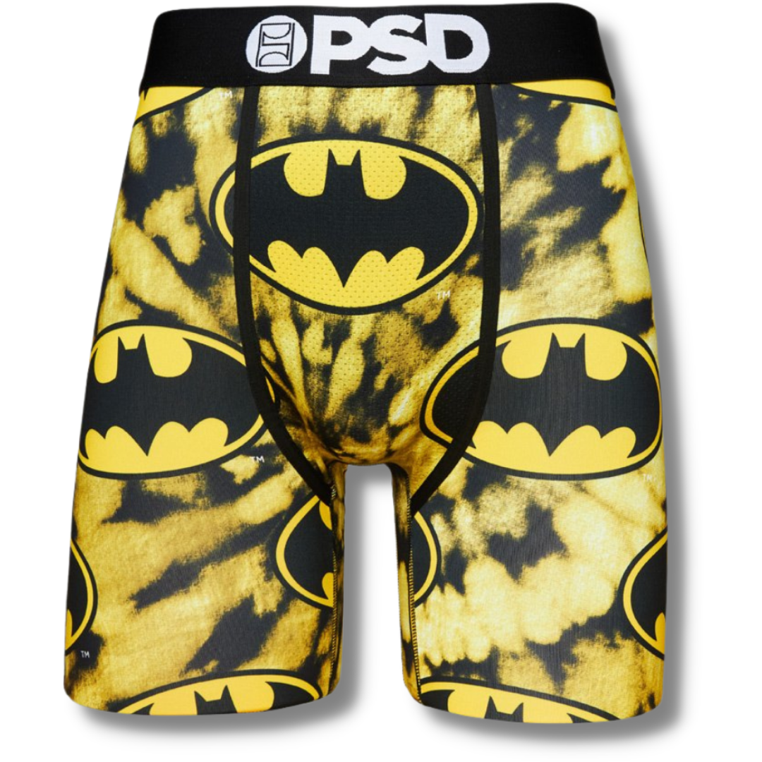 PSD DC Batman Tie Dye Logo (Yellow)