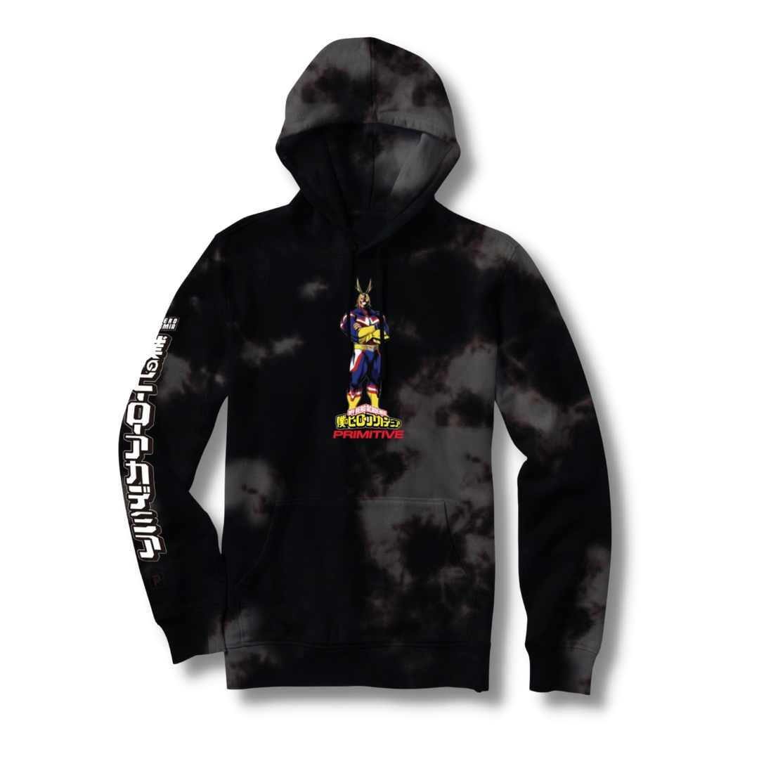 Primitive x My Hero Academia All Might Tiedye Hood 2 Colors