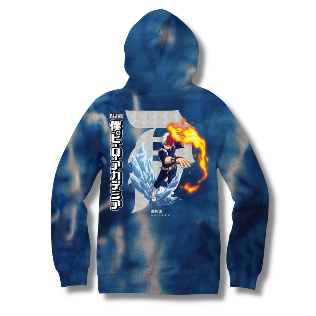 Blue online primitive hoodie