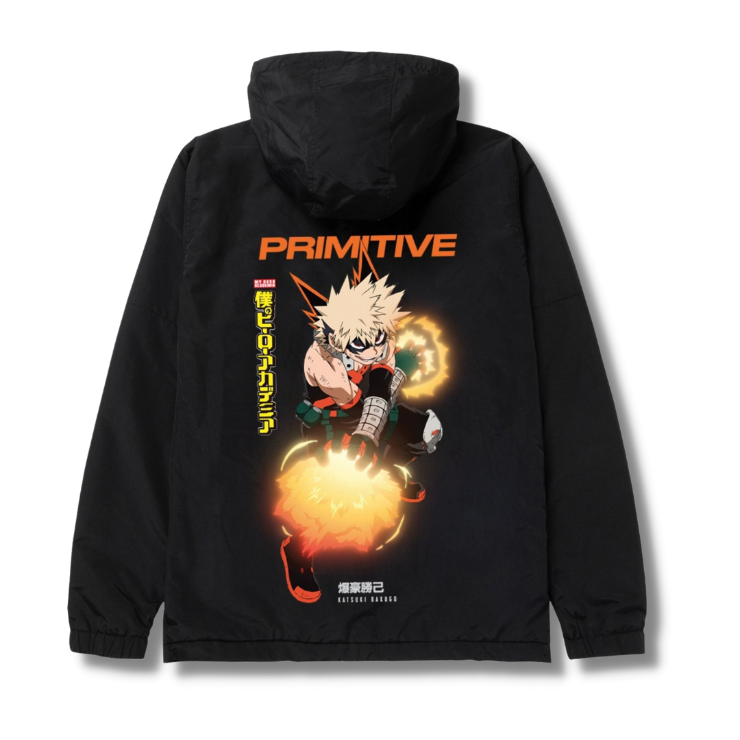 Primitive x My Hero Academia Katsuki Bakugo Tactical Jacket (Black)