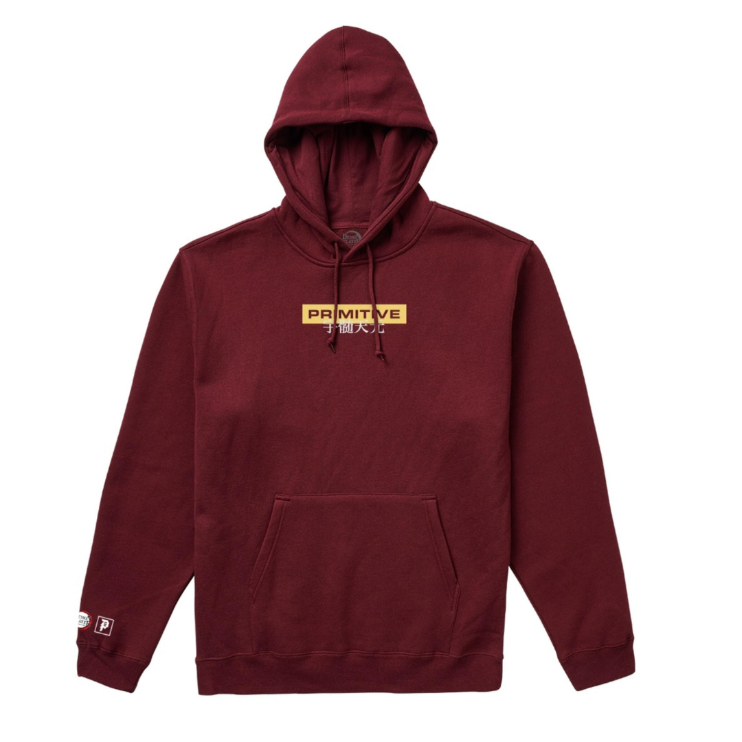 Burgundy primitive hoodie shop