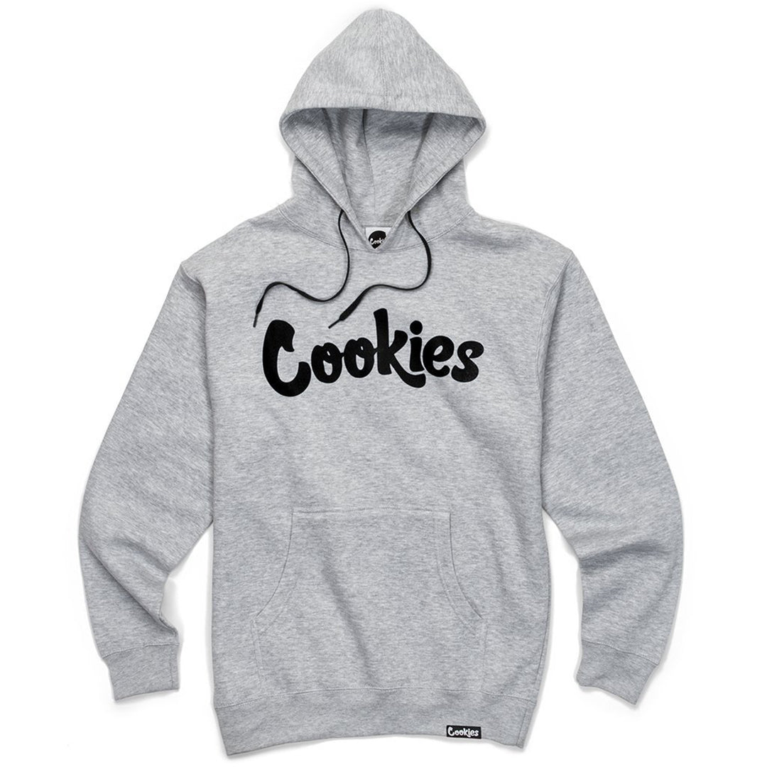 Cookies Original Logo Heather Grey Hoodie (Grey/Black)