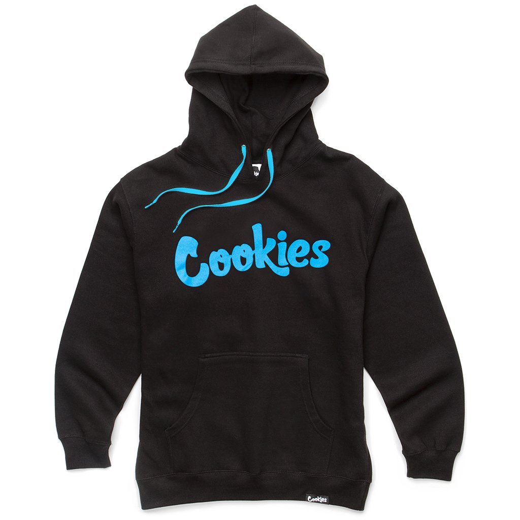 Cookies Original Logo Black Hoodie (Black/Blue)