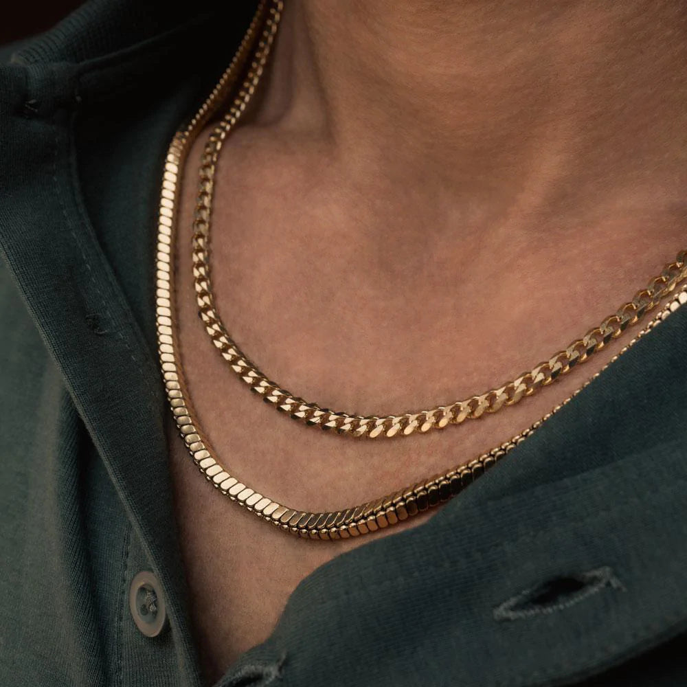 The Gold Gods Micro Cuban Link Chain (4mm)