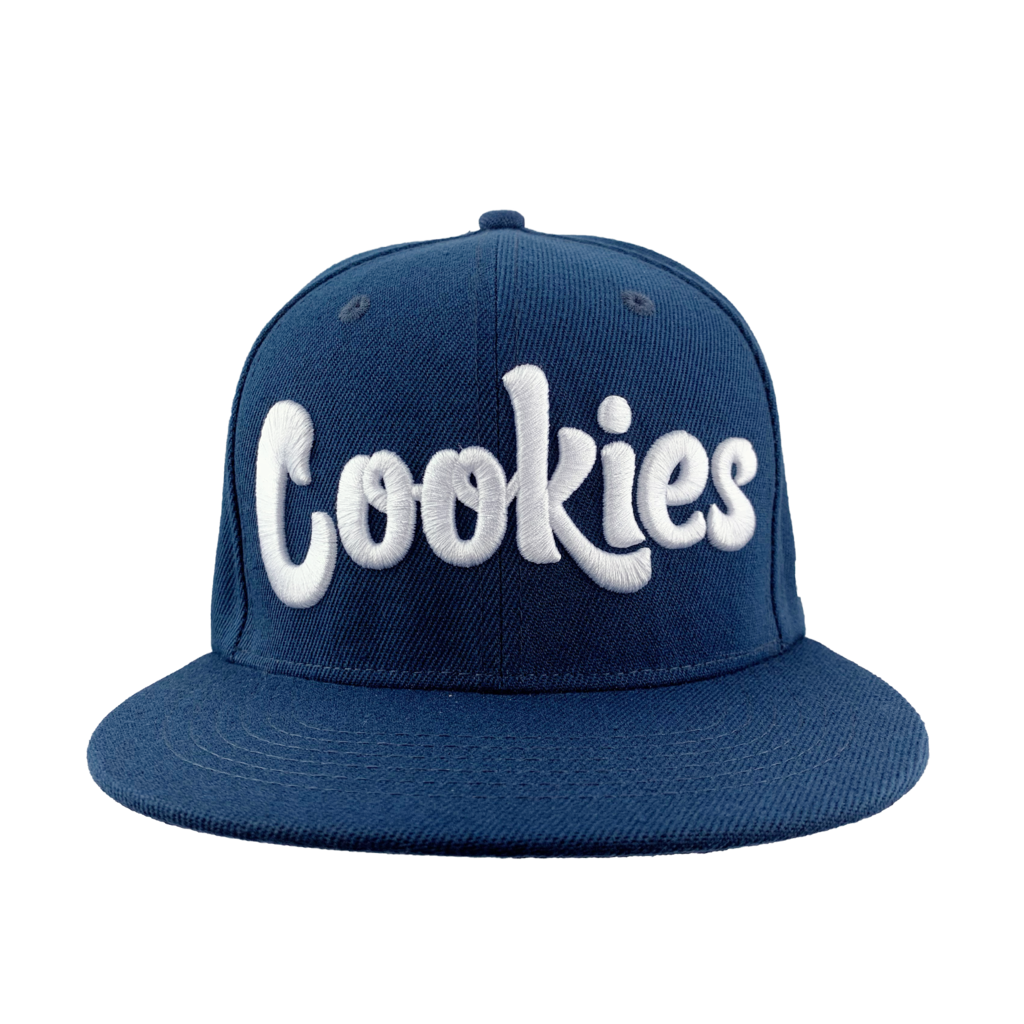 Cookies Original Logo Snapback (Navy/White)